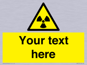 Custom Radioactive Material Sign